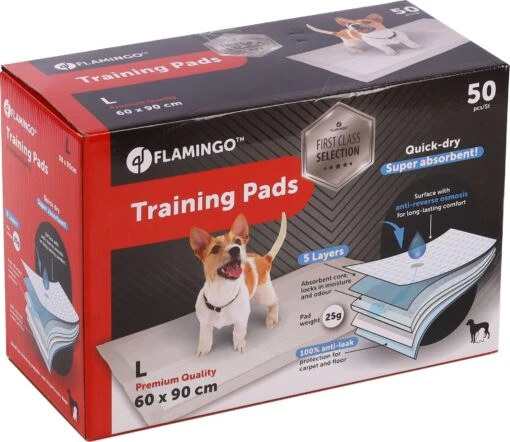 Flamingo Trainingsmat Premium Zindi L 50st 90x60cm -Bekende Dieren Product Winkel 499c358901f959eccbbaccf3bee358011c47f219a421d2eda255d4f1ab41af03