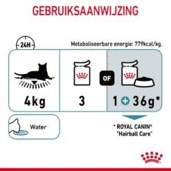 Royal Canin Hairball Care Natvoer In Gravy Kattenvoer 48x85g -Bekende Dieren Product Winkel Royal Canin Hairball Care Gravy Kat NL 10