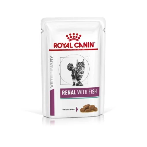 Royal Canin Renal - Kattenvoer Met Vis - 12x 85g -Bekende Dieren Product Winkel royal canin renal chat sachet thon 1 1